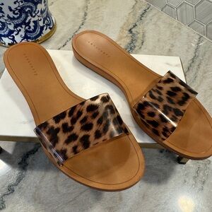 Sanctuary Leopard Slide Sandals